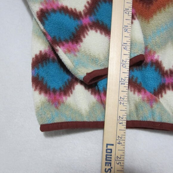 PATAGONIA Wmns XXS Timber Twist Aztec SYNCHILLA SNAP-T FLEECE PULLOVER Sweater - Picture 9 of 12